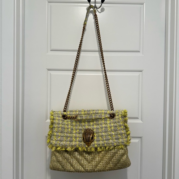 Kurt Geiger Handbags - Women’s Kurt Geiger Southbank Large Tote Bag Purple Tweed $285